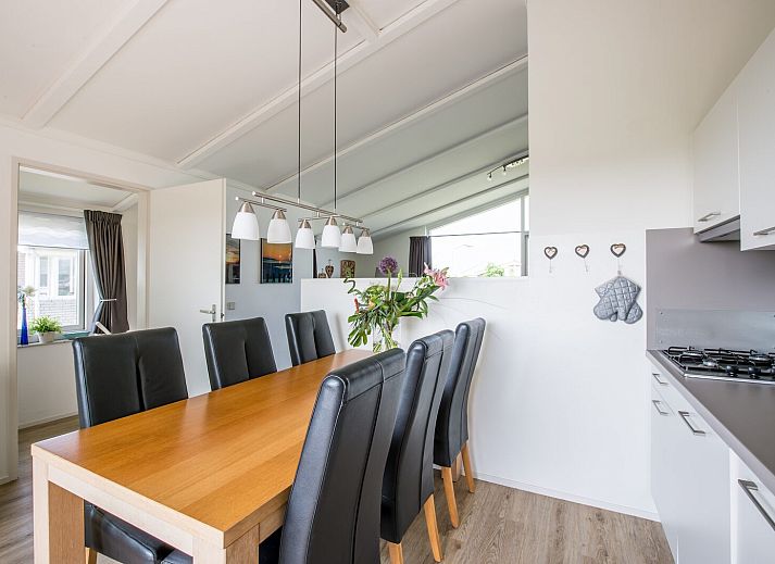 Spacious terrace of Ostrea 34, Roompot Beach Resort, Kamperland with beautiful views of nature.