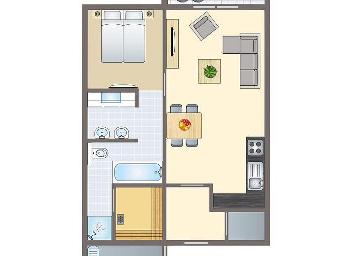 Guest house 6004105 - Bungalow Schouwen-Duiveland - Resort Haamstede | 2-persoons bungalow | 2AL