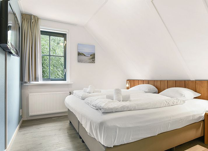 Helles Wohnzimmer im Duinpark 't Hof van Haamstede 8-Personen-Bungalow 8CE in Zeeland, ideal zum Entspannen.