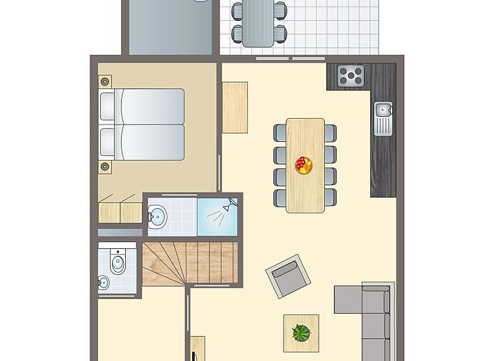 Guest house 6004139 - Bungalow Schouwen-Duiveland - Resort Haamstede | 8-persoons bungalow | 8EL