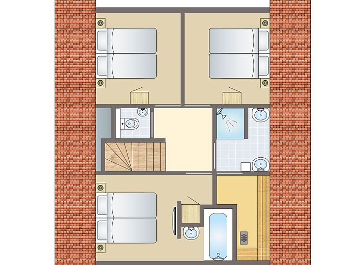 Guest house 6004139 - Bungalow Schouwen-Duiveland - Resort Haamstede | 8-persoons bungalow | 8EL