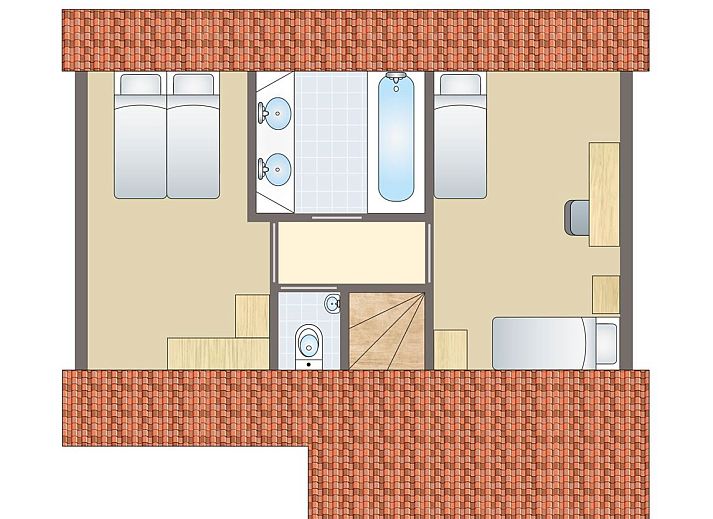 Guest house 600439 - Bungalow Schouwen-Duiveland - Villapark Livingstone | 6-persoons villa | 6C1