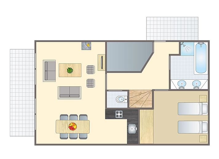 Unterkunft 600442 - Bungalow Schouwen-Duiveland - Villapark Livingstone | 6-persoons villa | 6L