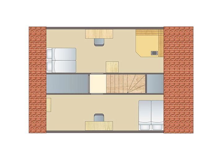 Unterkunft 600442 - Bungalow Schouwen-Duiveland - Villapark Livingstone | 6-persoons villa | 6L