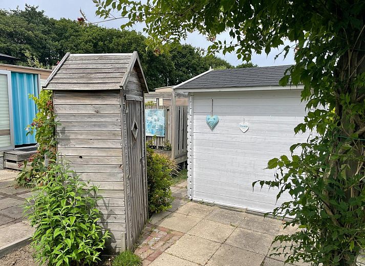 Comfortable interior of VZ996 Mobile home in Burgh Haamstede, Burgh-Haamstede, Schouwen-Duiveland, Zeeland.