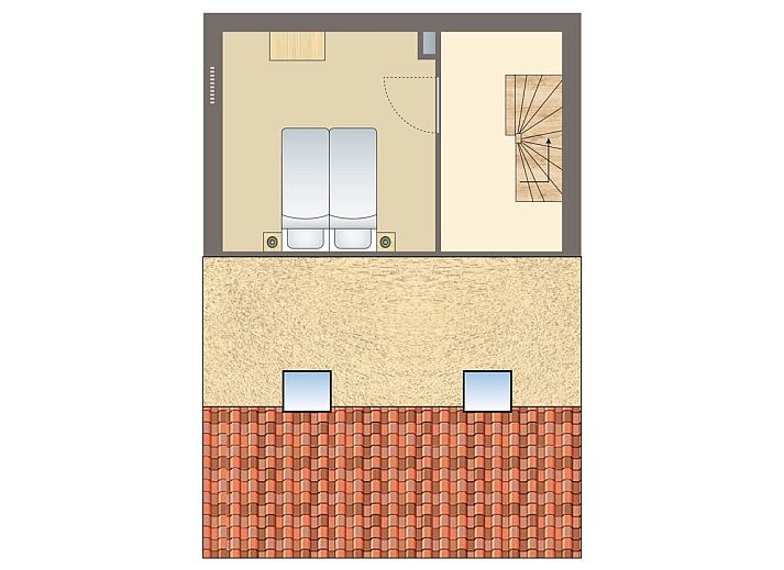 Spacious living room in Residence 't Hof van Haamstede, 6-person farm house in Burgh-Haamstede, Zeeland.