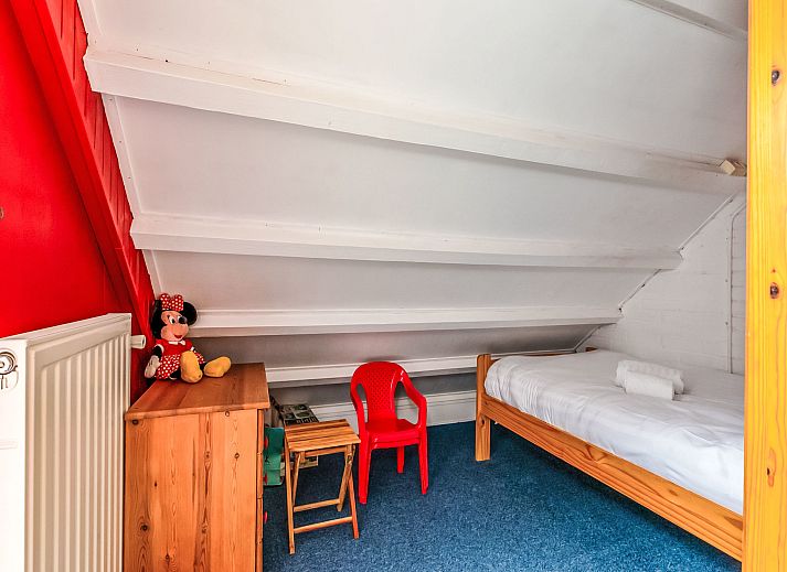 Knusse slaapkamer in Vakantiehuis Buitenplaats Schouwen nr 86, Burgh-Haamstede, Schouwen-Duiveland.