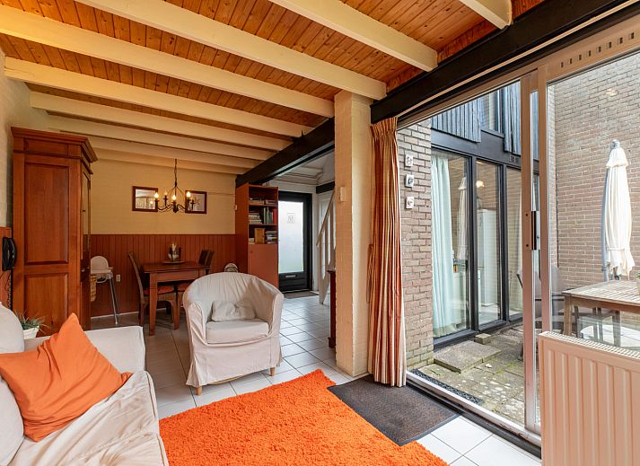 Knusse slaapkamer in Vakantiehuis Buitenplaats Schouwen nr 86, Burgh-Haamstede, Schouwen-Duiveland.