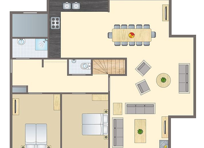 Unterkunft 600489 - Bungalow Schouwen-Duiveland - Resort Haamstede | 12-persoons bungalow | 12G