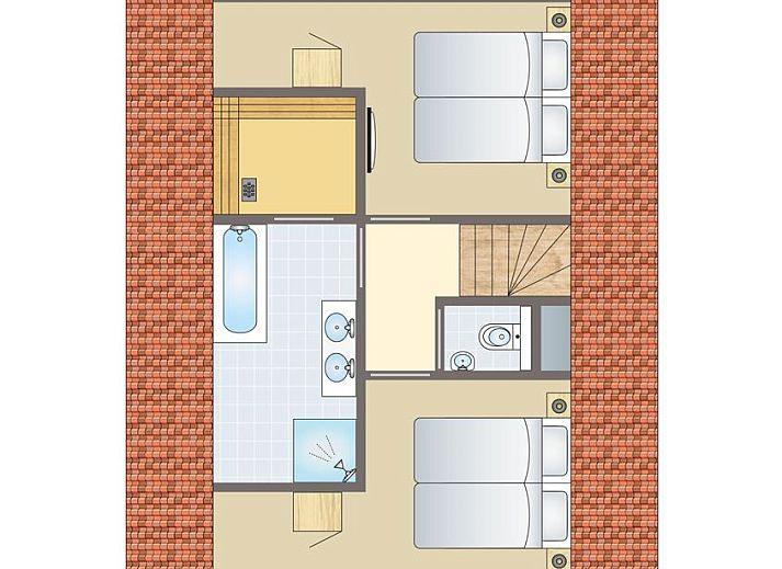 Unterkunft 600490 - Bungalow Schouwen-Duiveland - Resort Haamstede | 4-persoons bungalow | 4BL2