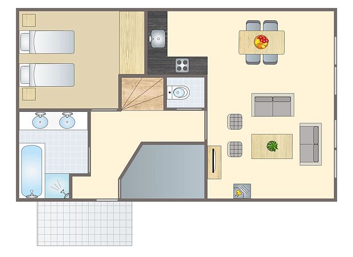 Guest house 600497 - Bungalow Schouwen-Duiveland - Villapark Livingstone | 4-persoons villa | 4L