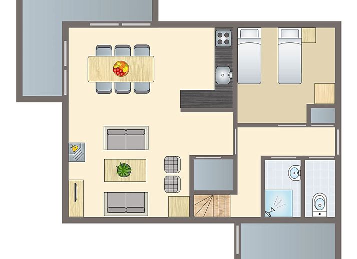 Guest house 600498 - Bungalow Schouwen-Duiveland - Villapark Livingstone | 6-persoons villa | 6D1