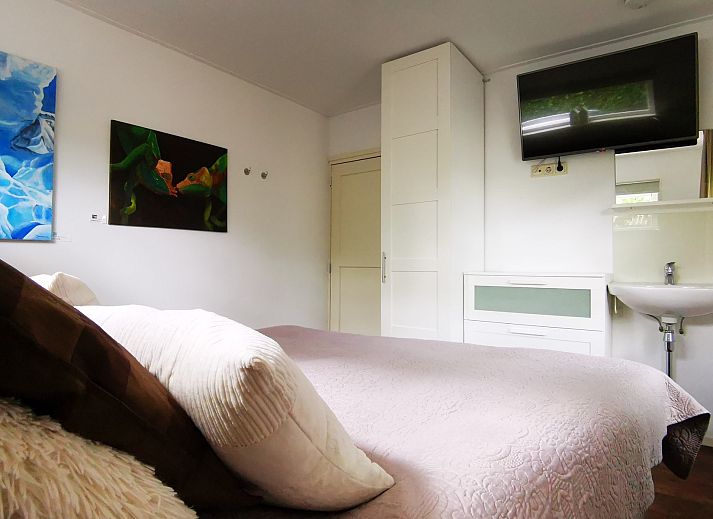 Gruener Garten am Ferienhaus Duinweg 12 in Renesse, ideal fuer Outdoor-Aktivitaeten in Zeeland.