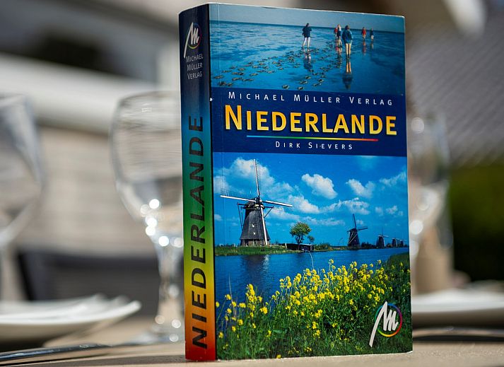 Seitenansicht des Ferienhauses Zonnedorp 8, De Zeehond in Renesse, Zeeland mit einem gepflegten Garten.