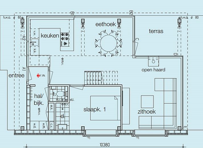 Vacation home Horizon 36, 'Sea You' in Renesse, surrounded by greenery and nature.