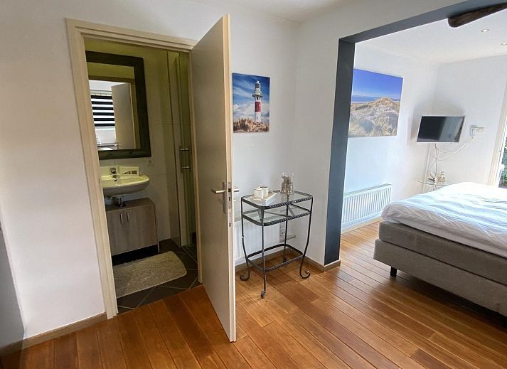 Gemuetliche Terrasse im VZ735 Apartment Renesse, Ferienunterkunft in Schouwen-Duiveland.