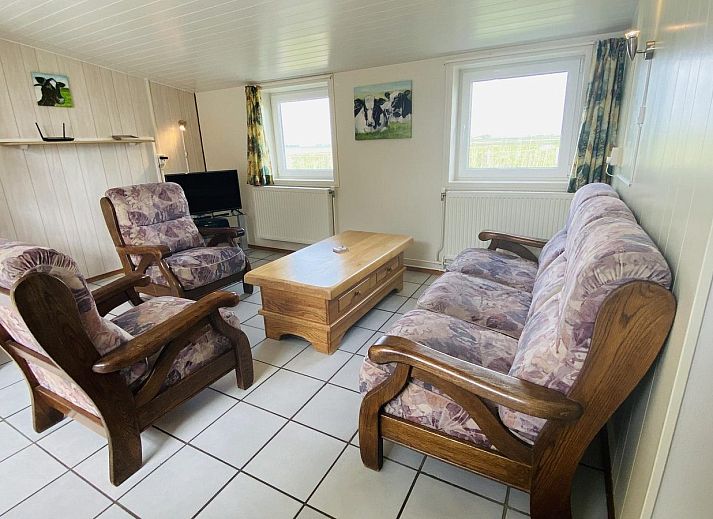 Gezellige buitenruimte bij VZ182 Vakantiehuis Kerkwerve in Zeeland.