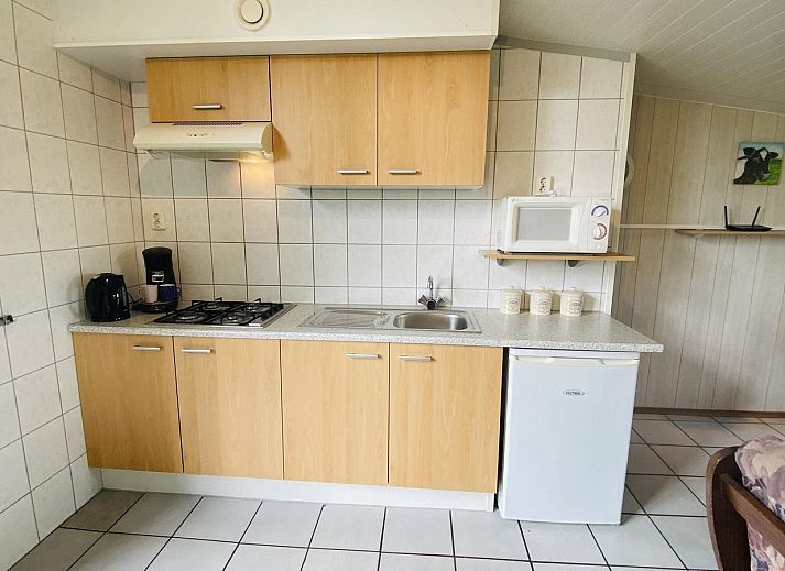 Gezellige buitenruimte bij VZ182 Vakantiehuis Kerkwerve in Zeeland.