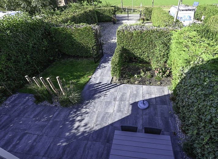 Panoramablick auf Ellemeet am Meer, Ferienhaus in Schouwen-Duiveland, umgeben von weiten Feldern und Natur.