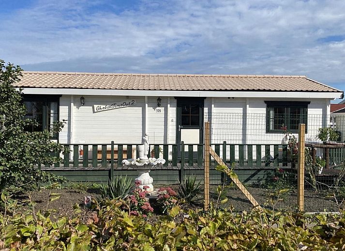 Sonnige Terrasse des VZ810 Ferienhauses Sint-Annaland in Tholen.