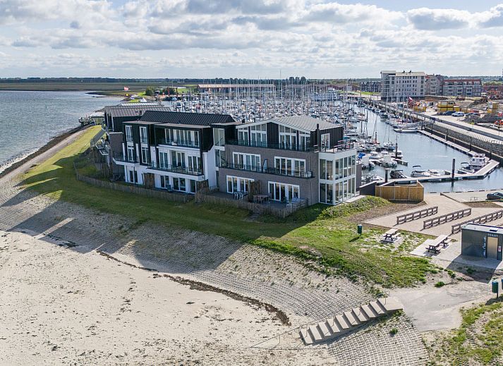 Panoramablick auf die Umgebung von Apartment Vista Maris Somaris in Sint-Annaland, Tholen, Zeeland