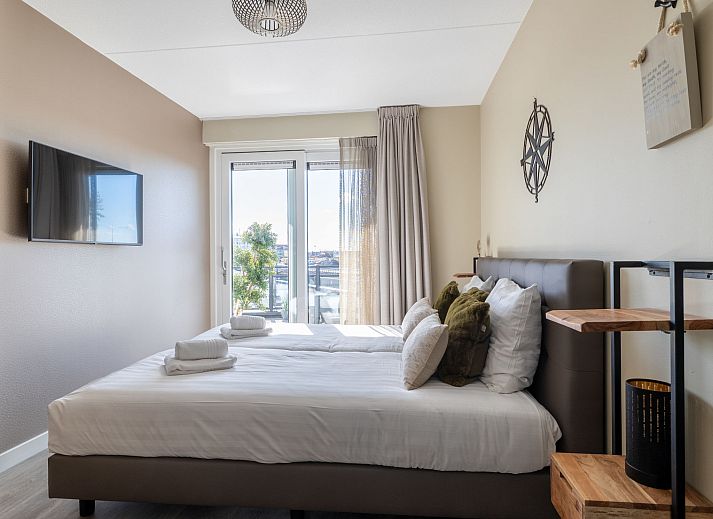 Modernes Wohnzimmer im Apartment Vista Maris Somaris, Sint-Annaland, Tholen, Zeeland