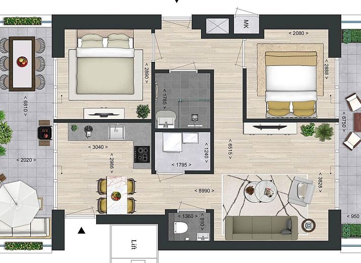 Unterkunft 610168 - Ferienhaus Tholen - Vakantiehuis Oasis Oceani
