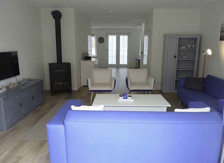 Comfortable living room in Holiday home Dishoek Dunes Residence in Koudekerke, Walcheren, Zeeland.