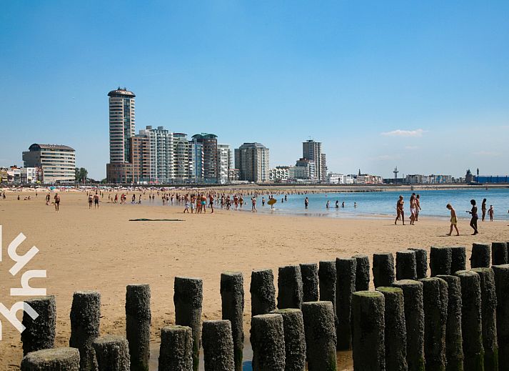 Trampolin im Garten des Ferienhauses ZE142 in Koudekerke, Walcheren, ideal fuer Kinder.