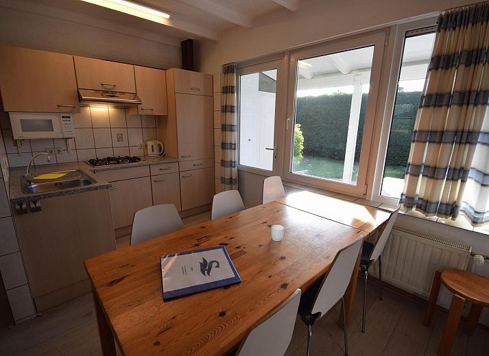 Veranda of VZ1163 Holiday bungalow in Oostkapelle, Walcheren, Zeeland, ideal for relaxation.