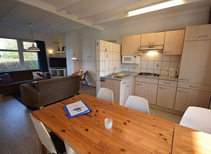 Veranda of VZ1163 Holiday bungalow in Oostkapelle, Walcheren, Zeeland, ideal for relaxation.