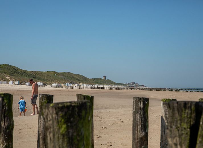 Schlafzimmer in ZE1298 Ferienhaus Oostkapelle Walcheren mit Einzelbett.