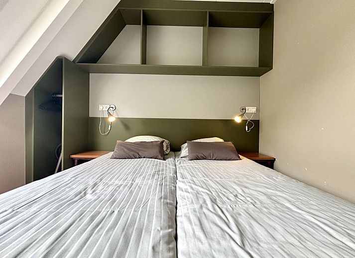 Gezellig balkon bij Vakantiehuis Boszicht 2 in Oostkapelle, Walcheren met uitzicht op de natuur.