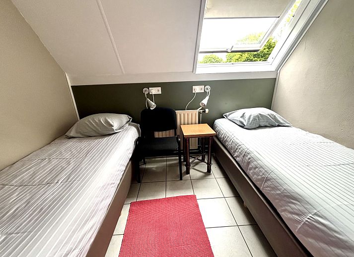 Comfortabele slaapkamer in Vakantiehuis Boszicht 2, Oostkapelle, Walcheren, Zeeland.