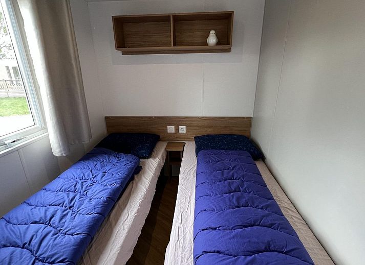 Gezellige zithoek op het terras van VZ1147 Vakantiechalet in Oostkapelle, Walcheren.