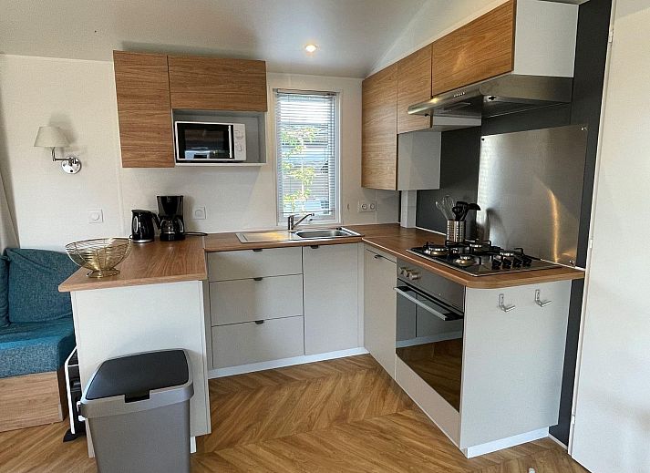 Gezellige terrasruimte van VZ2332 Vakantiechalet in Oostkapelle, Walcheren, Zeeland.