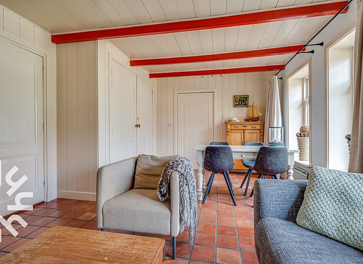 Helles Schlafzimmer im Ferienhaus ZE049, Oostkapelle, Walcheren, Zeeland mit Aussicht.