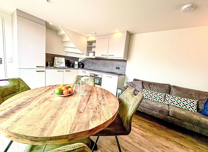 Gemuetliches Wohnzimmer im Ferienhaus Beach House Westkapelle 103 C, Westkapelle, Walcheren, Zeeland.