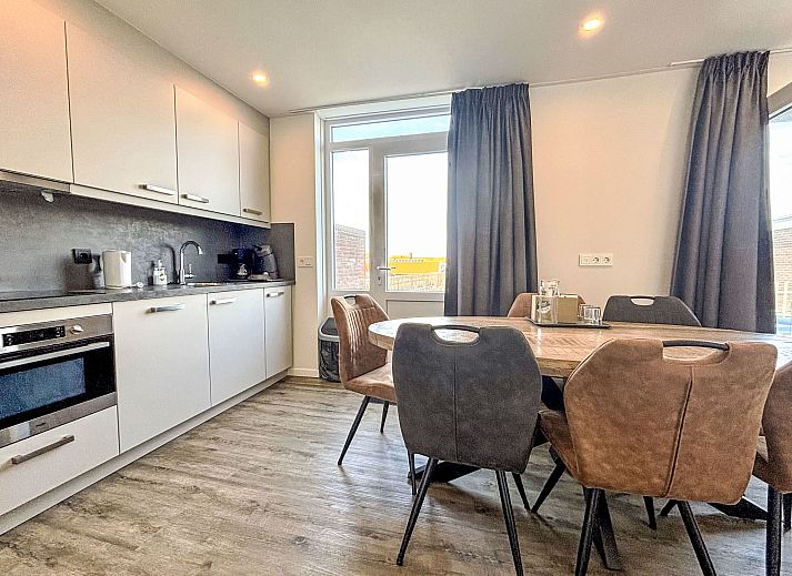 Entspannende Sauna im Apartment Beach House Westkapelle 107.5 in Westkapelle, Walcheren, Zeeland, perfekt fuer Wellness.