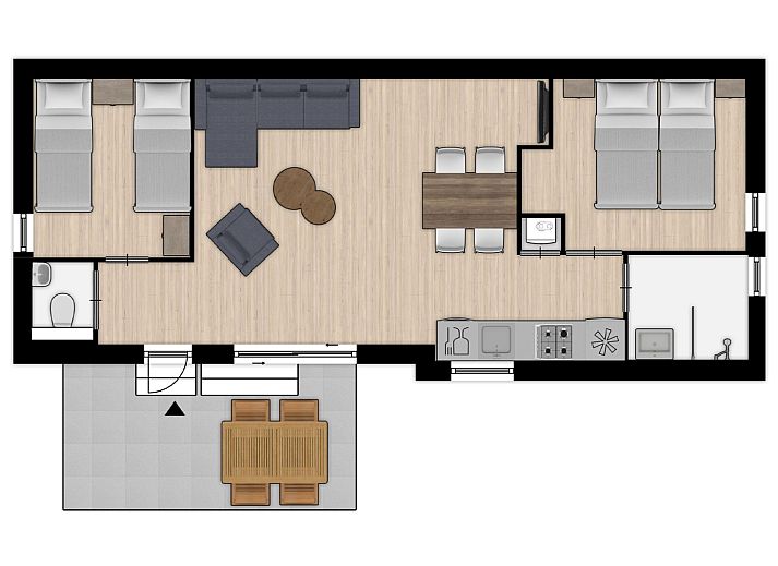 Verblijf 6204202 - Vakantiewoning Walcheren - Chalet «Comfort 4»