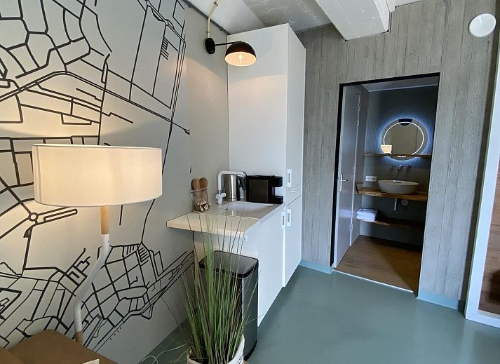 Sonnige Strandkoerbe im VZ673 Strandstudio Vlissingen, einer Ferienunterkunft in Vlissingen, Walcheren, Zeeland.