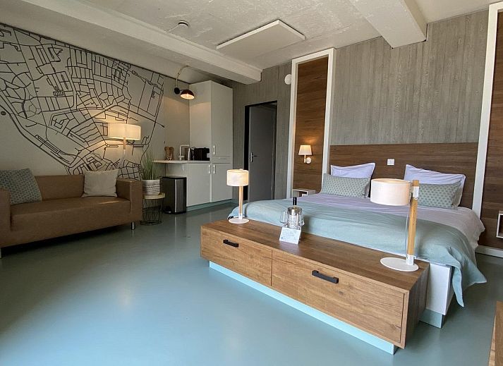 Sonnige Strandkoerbe im VZ673 Strandstudio Vlissingen, einer Ferienunterkunft in Vlissingen, Walcheren, Zeeland.