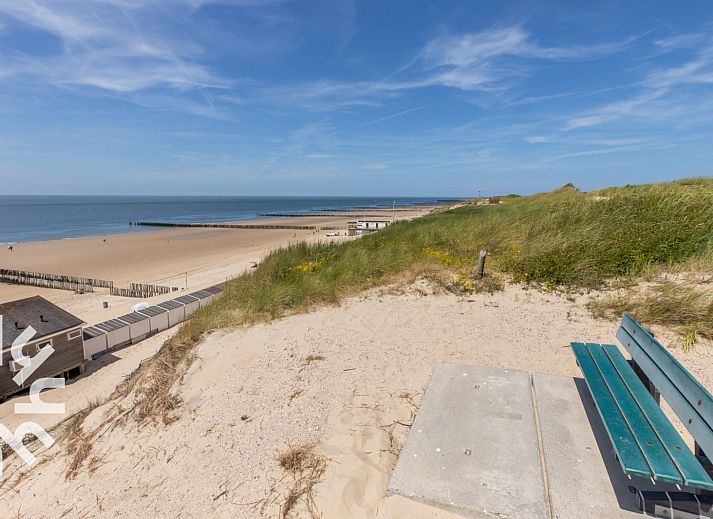 Schoene Aussicht auf die Natur vom Ferienhaus ZE257 in Aagtekerke, Walcheren, Zeeland.
