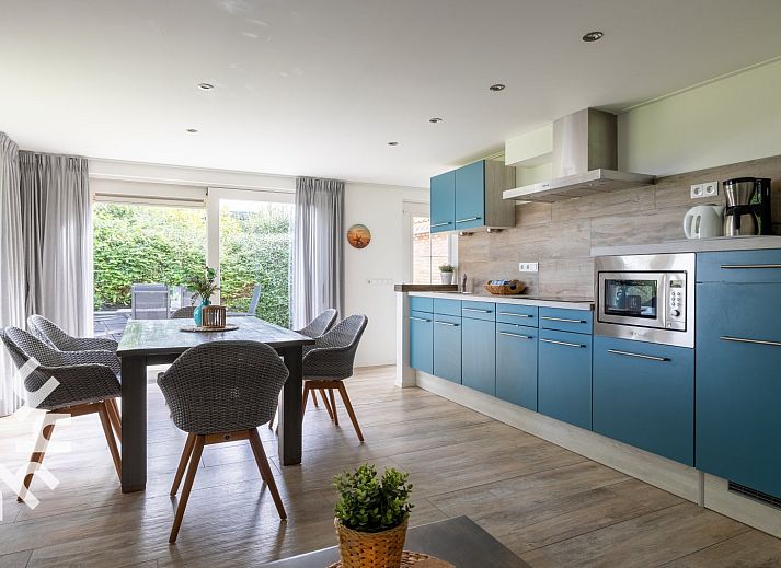 Schoene Aussicht auf die Natur vom Ferienhaus ZE257 in Aagtekerke, Walcheren, Zeeland.