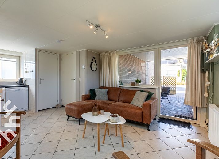 Pferde in der Natur beim Ferienhaus ZE1387 in Aagtekerke, Walcheren, Zeeland.