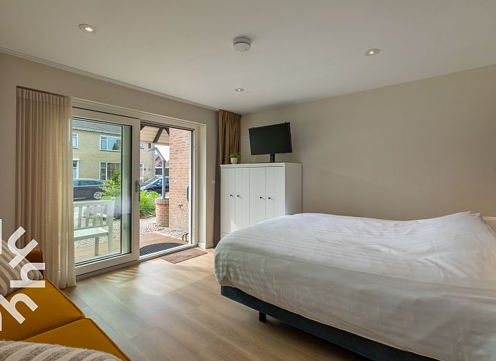 Straatnaambordje Studio Strandweer bij vakantiehuis ZE1487 in Aagtekerke, Walcheren.