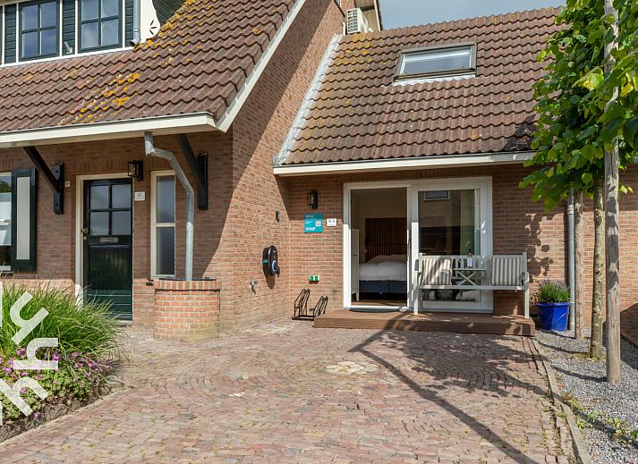 Straatnaambordje Studio Strandweer bij vakantiehuis ZE1487 in Aagtekerke, Walcheren.