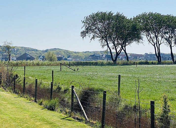Gezellige zithoek in VZ178 Vakantiehuis Zoutelande, Walcheren, Zeeland.