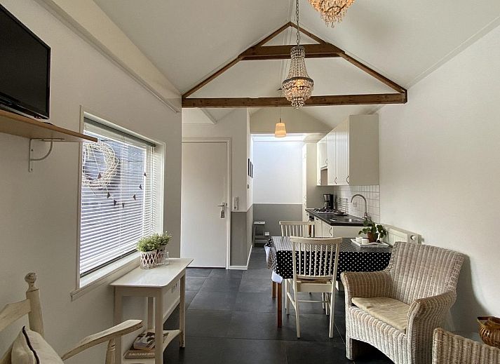 Eingang zu VZ238 Vakantiewoning Zoutelande mit Terrasse in Zoutelande, Walcheren, Zeeland.