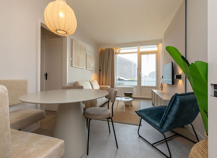 Luxe sauna in Appartement Kurhaus Residence, Zoutelande, Walcheren, Zeeland voor ultieme ontspanning.